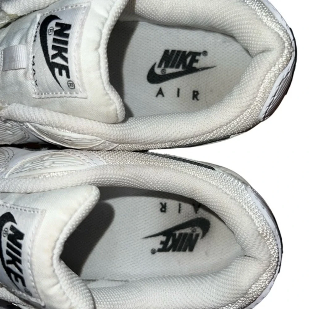 Nike Air Max 90‎ Womens 7.5 White Black Casual Sneakers Athletic Shoes